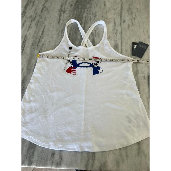 Under Armour Freedom Tank Top Athletic Women’s Size Large Patriotic NWT - Picture 4 of 6